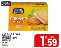 Ard Discount Cotolette di pollo Tesori del cuoco classiche offerta