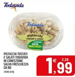 Ard Discount Pistacchi tostati e salati TodaVida offerta