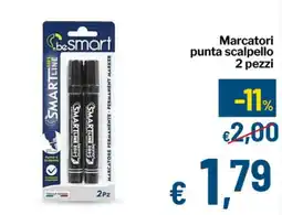 Qui Discount be smart Marcatori punta scalpello offerta