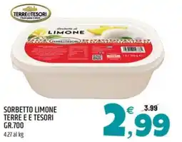 Ard Discount Sorbetto limone Terre e Tesori offerta