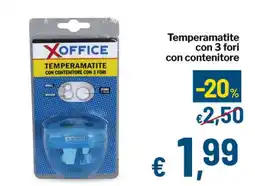 Qui Discount Xoffice temperamatite offerta