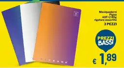 Qui Discount Maxiquaderni Pigna offerta