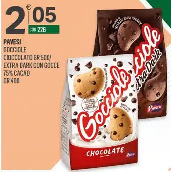 Gocci ole Pavesi Chocolate