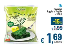 Qui Discount Spinaci Foglia a Foglia Agrifood offerta