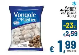 Qui Discount Vongole del Pacifico offerta