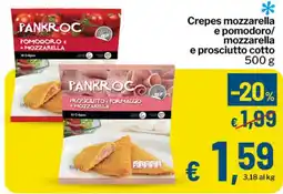 Qui Discount Pankroc Crepes mozzarella e pomodoro offerta