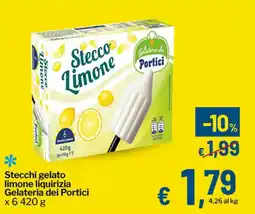 Qui Discount Stecco Limone Gelateria dei Portici offerta