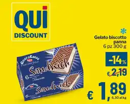 Qui Discount Cuor di Latte Sandwich offerta