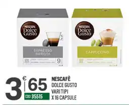 Tutto Risparmio Cash&Carry Nescafé Dolce Gusto vari tipi offerta