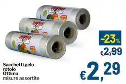 Qui Discount Sacchetti gelo rotolo Ottimo offerta