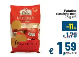 Qui Discount Patatine classiche Salati Preziosi offerta