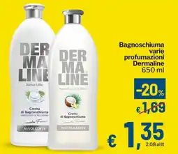 Qui Discount Bagnoschiuma Dermaline offerta
