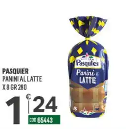 Tutto Risparmio Cash&Carry Pasquier Panini al latte offerta