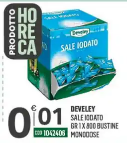 Tutto Risparmio Cash&Carry Develey sale iodato offerta