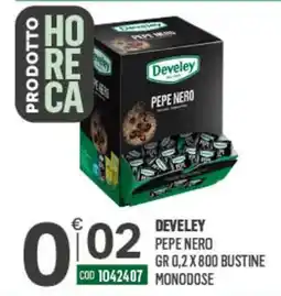Tutto Risparmio Cash&Carry Develey Pepe Nero offerta