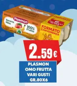 GeD Shopping Plasmon omo frutta offerta