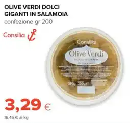 Oasi Consilia Olive Verdi Dolci Giganti in Salamoia offerta