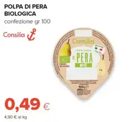 Oasi Polpa di pera biologica Consilia offerta