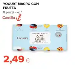 Oasi Yogurt magro con frutta Consilia offerta