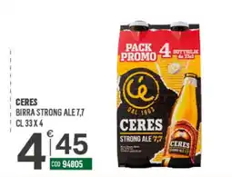 Tutto Risparmio Cash&Carry Ceres strong ale offerta