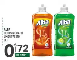 Tutto Risparmio Cash&Carry Alba Detersivo Piatti offerta