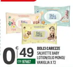 Tutto Risparmio Cash&Carry Dolci Carezze Salviette Baby offerta