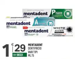Tutto Risparmio Cash&Carry Mentadent dentifricio offerta