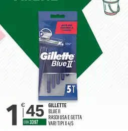 Tutto Risparmio Cash&Carry Gillette Blue II rasoi usa e getta offerta