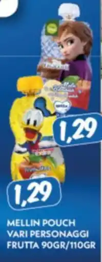 GeD Shopping Mellin pouch vari personaggi frutta offerta