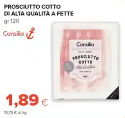 Oasi Prosciutto cotto Consilia offerta