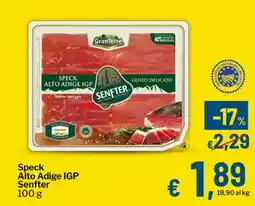 Qui Discount Speck Alto Adige IGP Senfter offerta