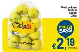 Qui Discount Mela golden Melasi offerta