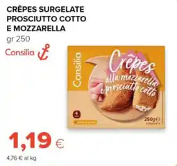 Oasi Crêpes Consilia alla mozzarella e prosciutto cotto offerta