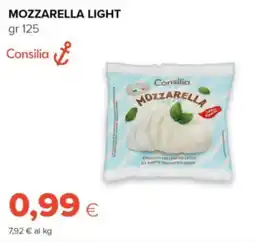 Oasi Mozzarella light Consilia offerta