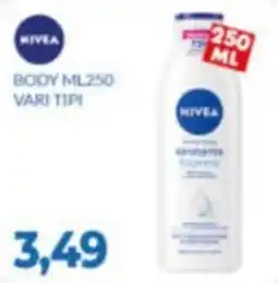GeD Shopping Nivea body ml250 vari tipi offerta