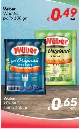 Pac Cash&Carry Wüber Wurstel pollo offerta