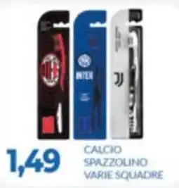 GeD Shopping Spazzolino calcio varie squadre offerta