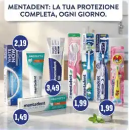 GeD Shopping mentadent white now offerta