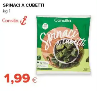 Oasi Spinaci a cubetti Consilia offerta