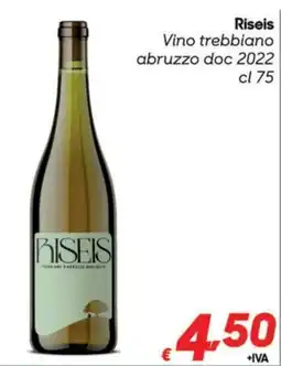 Pac Cash&Carry Riseis Vino trebbiano abruzzo doc offerta