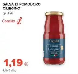 Oasi Salsa di pomodoro Ciliegino Consilia offerta