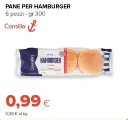 Oasi Pane per hamburger Consilia offerta