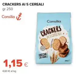 Oasi Consilia Crackers ai 5 cereali offerta
