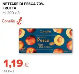 Oasi Consilia nettare di pesca 70% frutta offerta