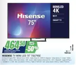 Leonardelli Hisense TV MINI LED 75" offerta