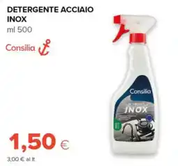 Oasi Detergente acciaio inox Consilia offerta