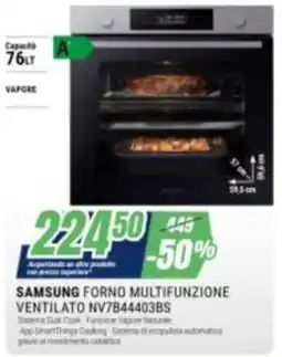 Leonardelli Samsung forno multifunzione ventilato offerta