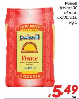 Pac Cash&Carry Polselli farina 00 vivace offerta