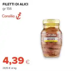 Oasi Filetti di alici Consilia offerta