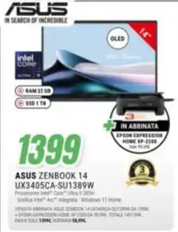 Leonardelli ASUS Zenbook 14 offerta